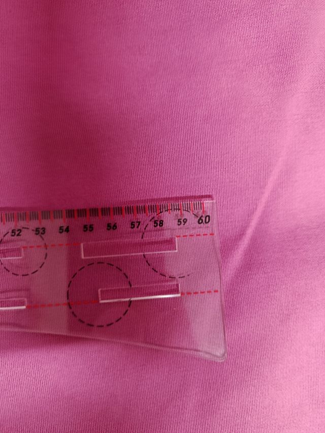 Regla cartabón de costura