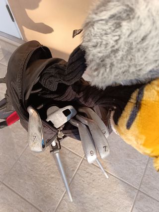 Bolsa y palos de golf Bullet niño niña