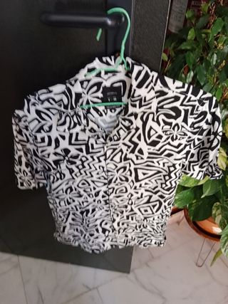 Camisa juvenil dé hombre,dLefties Estampada Talla 