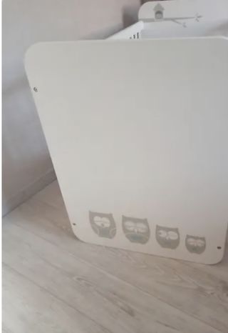 Cuna motivos búhos, regulable