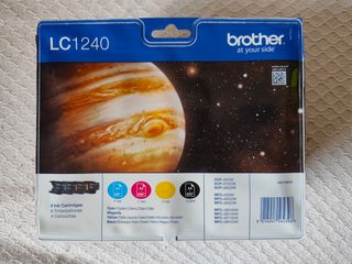 Pack 4 Tintas Brother LC1240. Hay TRES