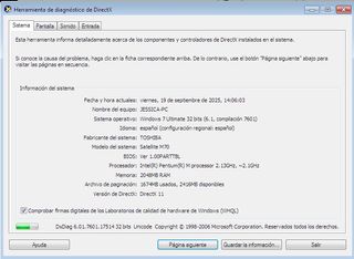Portátil Toshiba Satellite M70-155