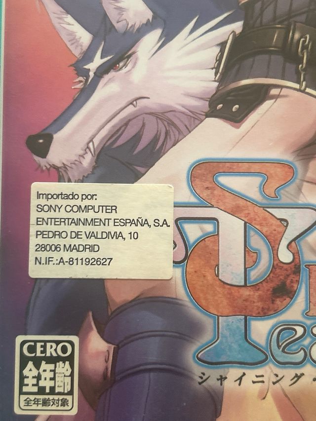 Shining Tears PS2 (Japón)