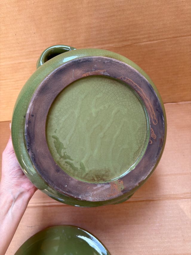 Cocotte grande verde