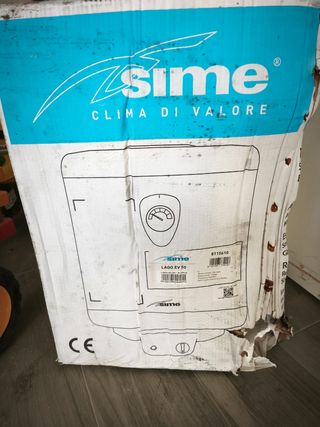 NUOVO Thermos elettrico Sime 50L/80L NUOVO DI ZECCA