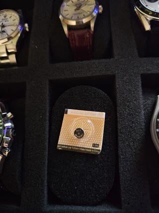 Reloj CUDDEN GMT Estilo Batman Negro/Azul