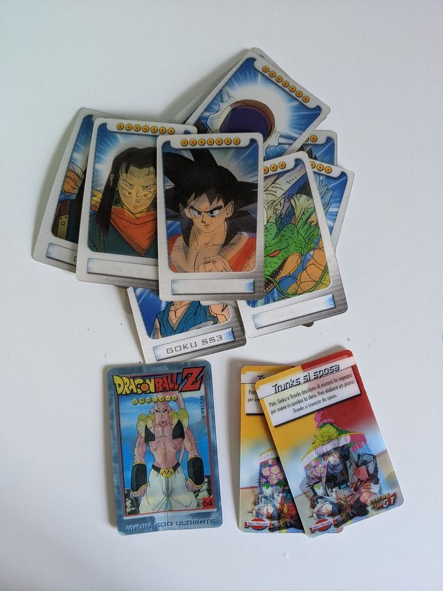 Carte Dragon Ball Z GT Lenticolari 1996