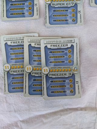 Carte Dragon Ball Z GT Lenticolari 1996