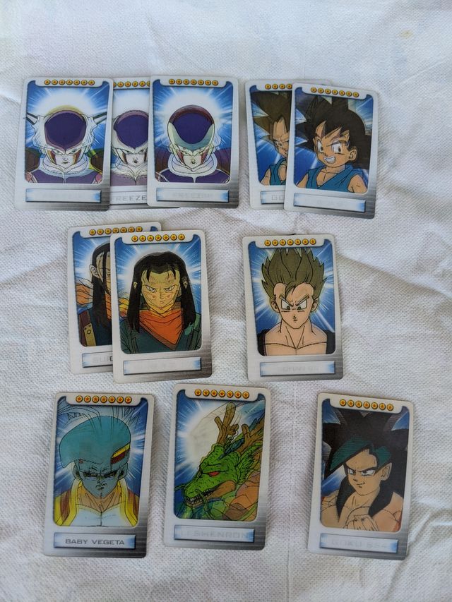 Carte Dragon Ball Z GT Lenticolari 1996