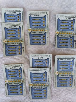 Carte Dragon Ball Z GT Lenticolari 1996