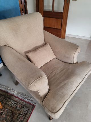 2 Sillones Clásicos Beige