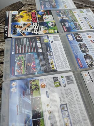 Pack 7 Juegos Pro Evolution Soccer PS3