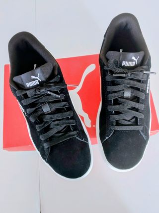 Zapatillas Puma Negras y Blancas