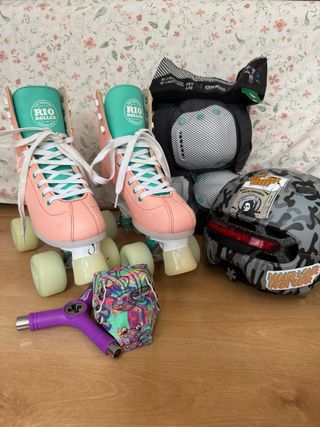 Patines Rio Roller Script Coral