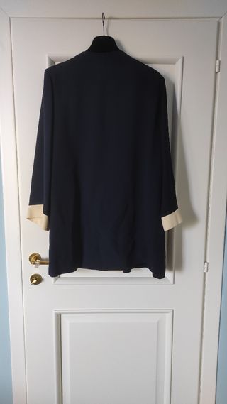 Giacca donna blu e bianca taglia 41 conformata