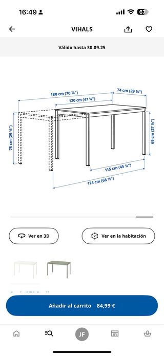 Mesa y 4 Sillas Ikea Blancas