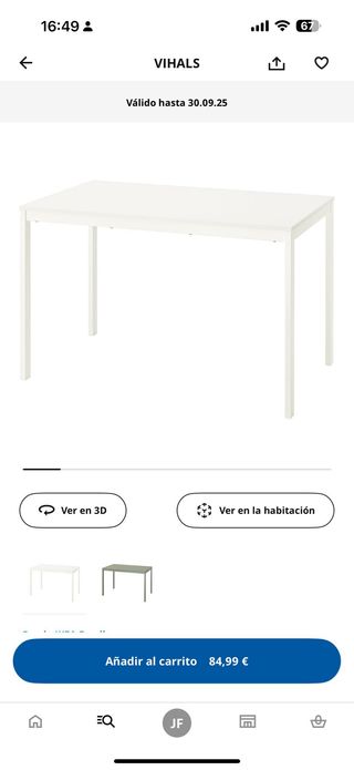 Mesa y 4 Sillas Ikea Blancas