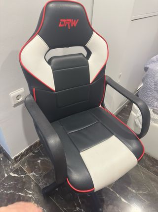 Silla Gamer DRW Negra y Blanca