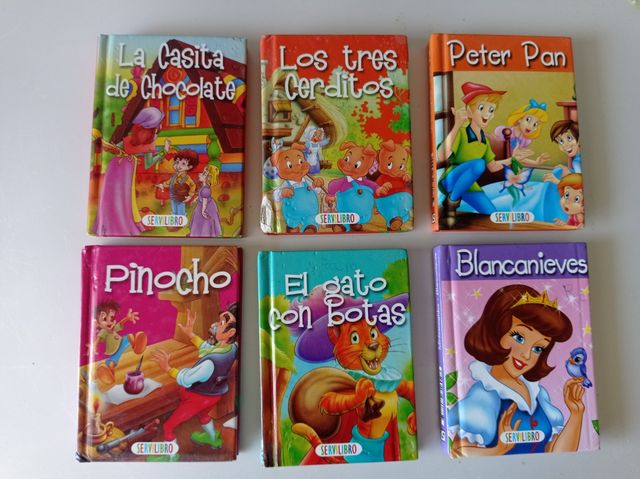 Mini libros tapa dura (6 titulos )