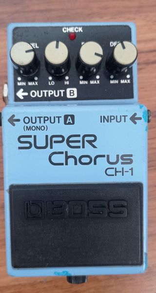 Conjunto de pedales de guitarra eléctrica