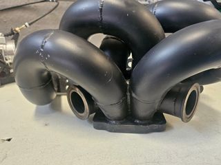 Colector Turbo Mitsubishi Evo 4G63 Negro