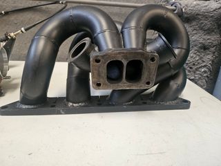 Colector Turbo Mitsubishi Evo 4G63 Negro