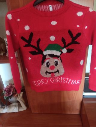 Jersey Navideño Reno Merry Christmas