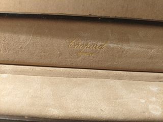 Estuche Chopard Antiguo de piel Marrón y Beige