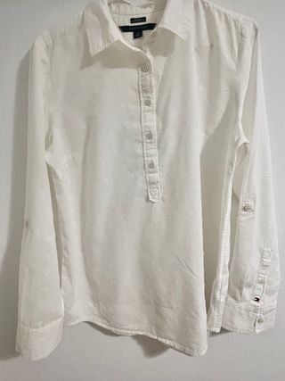 Camisa original Tommy Hilfiger Blanca Mujer
