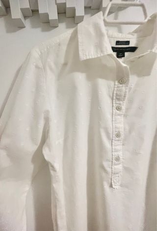 Camisa original Tommy Hilfiger Blanca Mujer