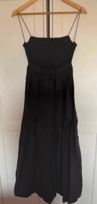 Vestido largo negro Zara tirantes