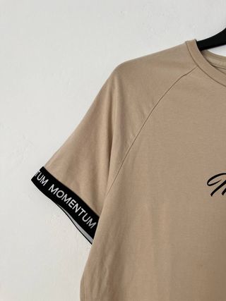 Camiseta Marrón Bershka Talla L