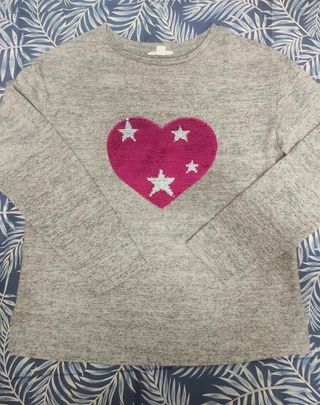 Jersey Springfield gris con corazón