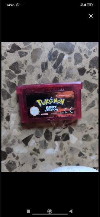 Pokémon Rubí GBA Nintendo