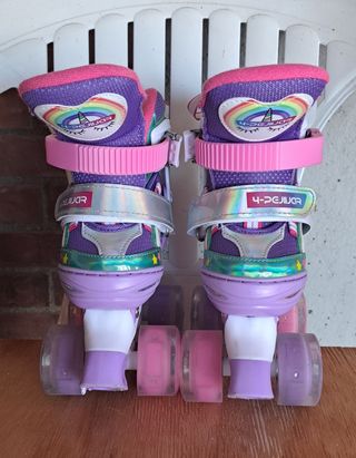 Pattini a rotelle bambina unicorno