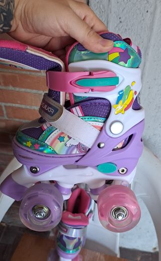 Pattini a rotelle bambina unicorno