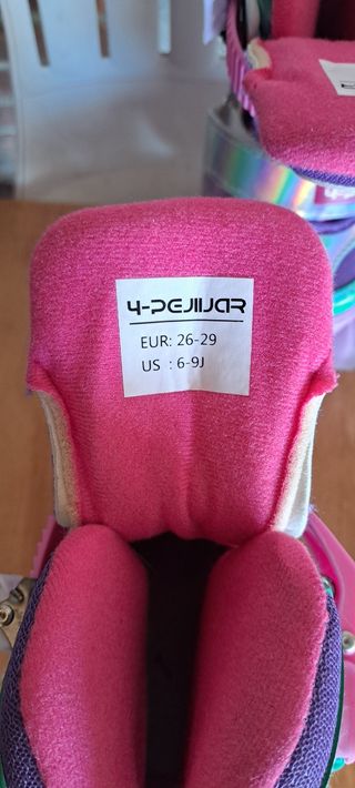 Pattini a rotelle bambina unicorno