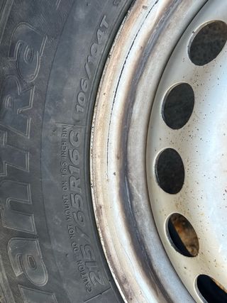 Ruedas Volkswagen Transporter 
215/65R/16   