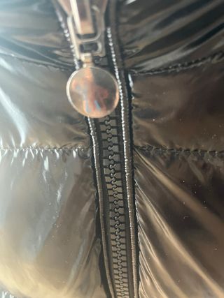 Chaqueta Moncler Negra Brillante