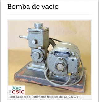 Bomba de vacío General Eléctrica Española