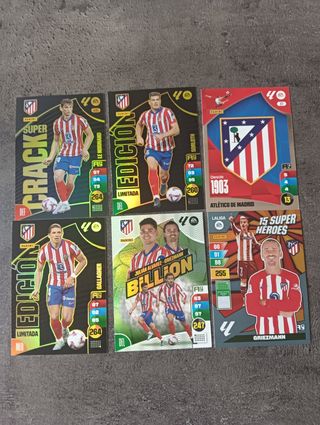 Lote cromos fútbol Panini Atletico de madrid
