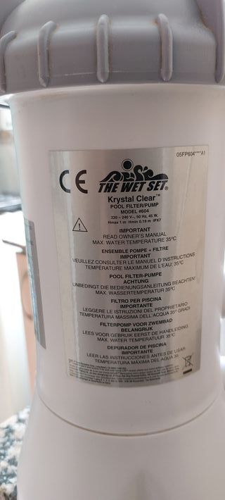 Depuradora Piscina Intex 604