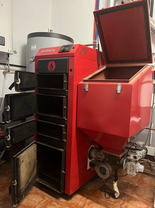 Calefacción Biomasa + depósito de 500 litros