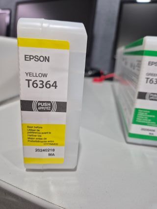Tinta Epson Yellow T6364