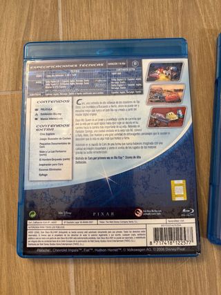 Lote 3 Películas Blu-ray Disney Pixar
