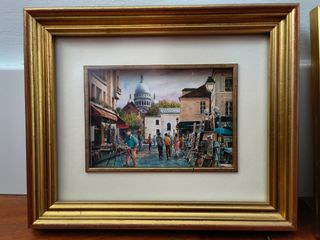 Paris, set di 2 Quadri ad acquerello