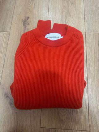 Jersey Calvin Klein Jeans Rojo Invierno
