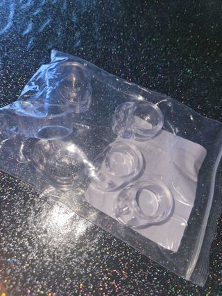 Anelli trasparenti in plastica