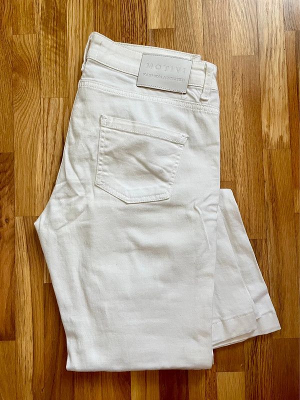 Pantaloni bianchi Motivi taglia 44