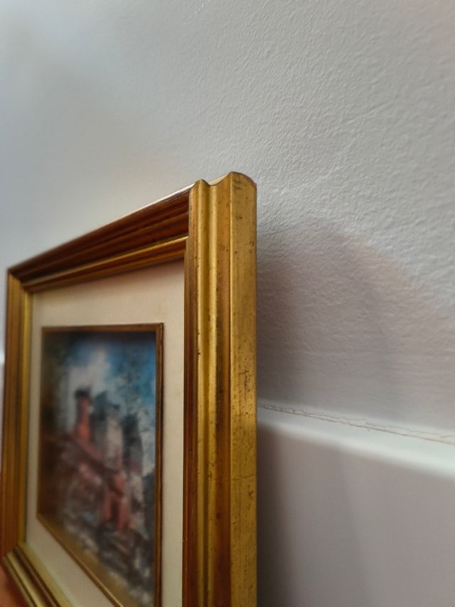 Cuadro acuarela Moulin Rouge Paris